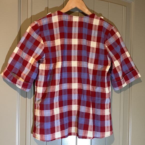 Anthro COREY LYNN CALTER Embroidered Blouse 4 - Picture 4 of 7